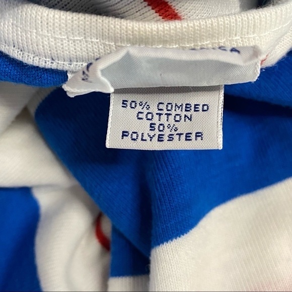 Vintage Chesterfield Striped Scoop Neck Top Size Medium - Picture 11 of 13